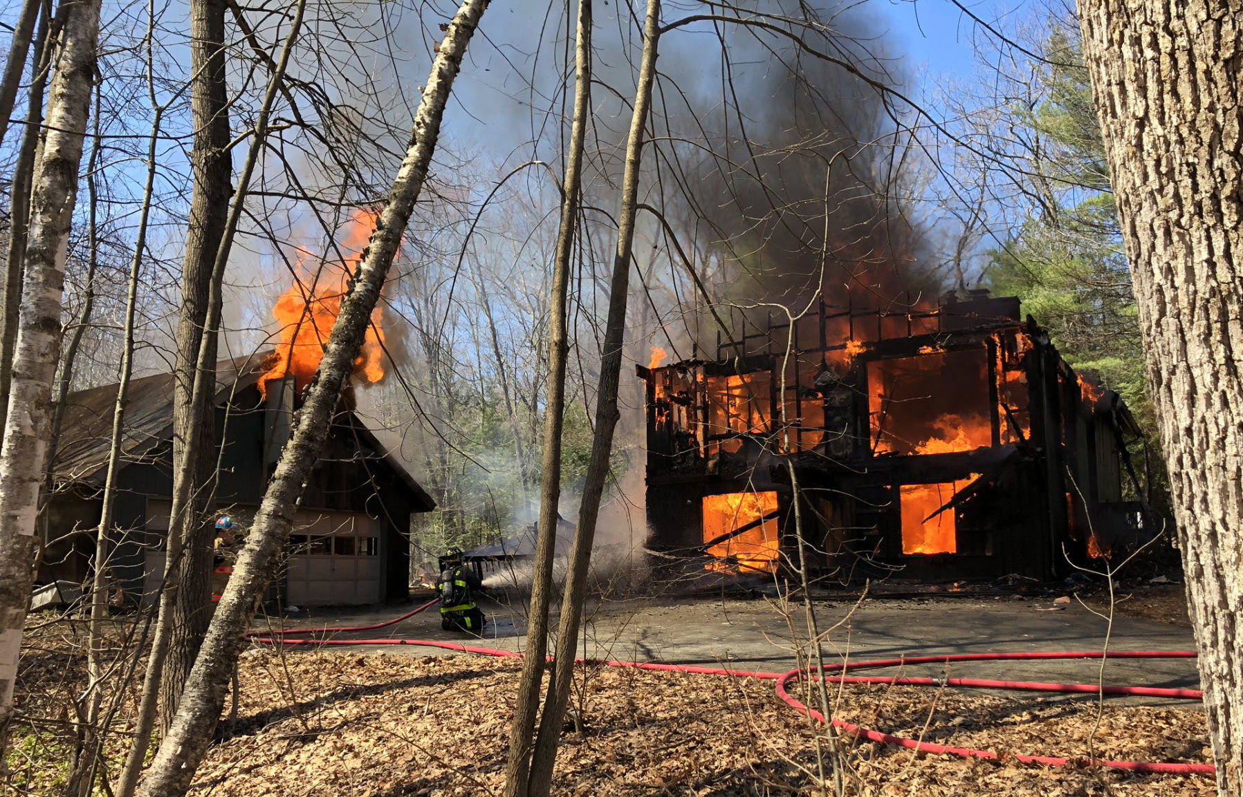 Lake George fire